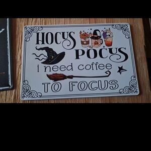 Hocus Pocus Coffee Sign